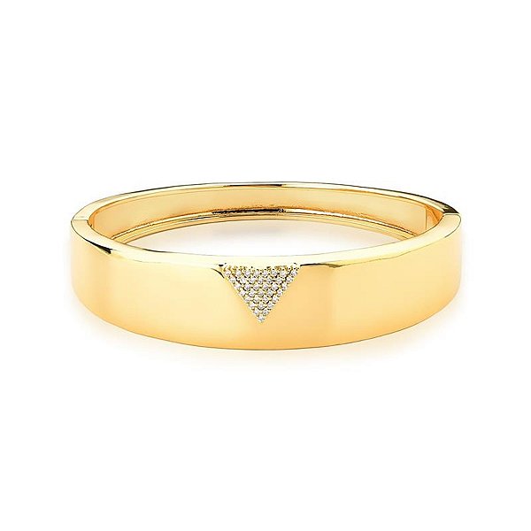 Bracelete Triângulo Cravejado