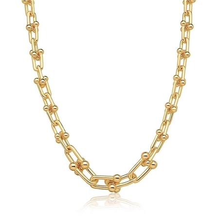 Colar de Elos Bolinhas Lisas