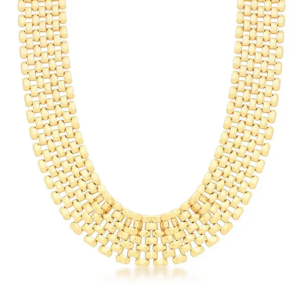 Colar Maleável Sete Fileiras Lisas