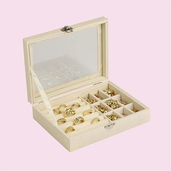 Estojo Porta Joias Exclusive Mini Bag Rosa