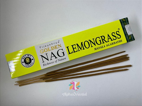 Incenso Golden Nag Lemongrass (Unitário)