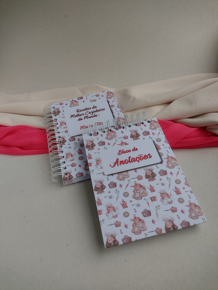 Kit Caderno Receitas - Melhor Cozinheira