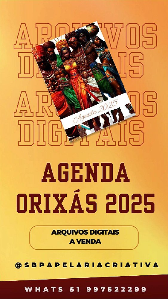 Agenda Orixás 2025 - Arquivo Digital