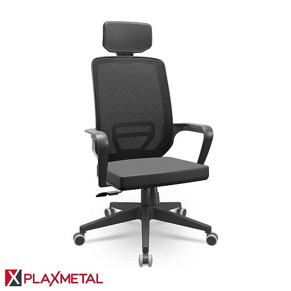 Cadeira Presidente Plaxmetal Adrix