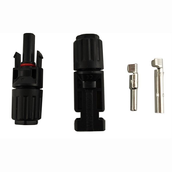 Conector MC4 para Painel Solar 1000Vcc (PAR-M/F) - WorldSunLight