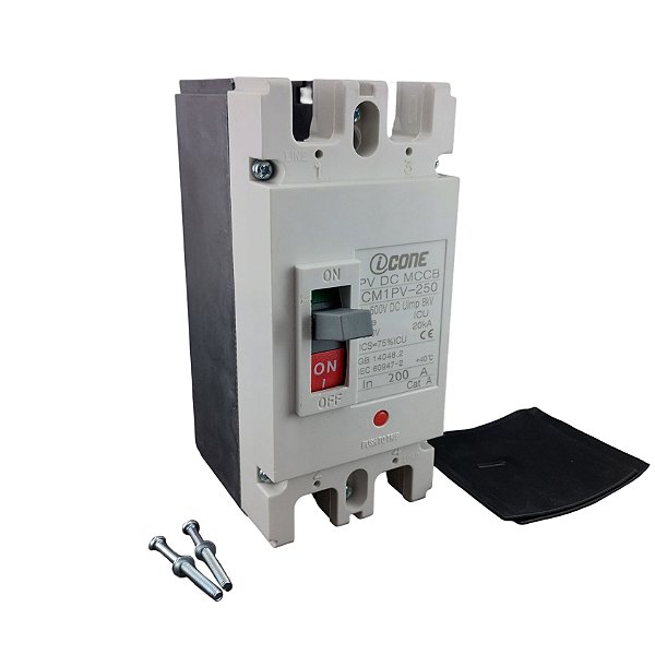 Disjuntor Caixa Moldada CC 200A Bipolar - Leikexing - ICM1PV-250