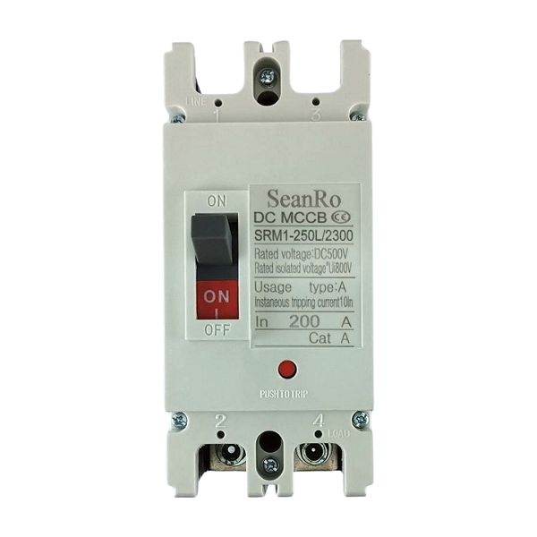 Disjuntor Caixa Moldada CC 200A Bipolar - SeanRo - SR1-250L/2300