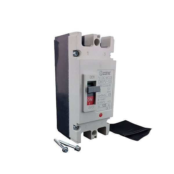 Disjuntor Caixa Moldada CC 125A Bipolar - Icone - ICM1PV-125