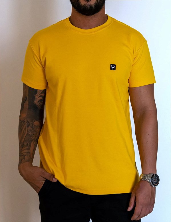 Camiseta Basic malhão Amarela