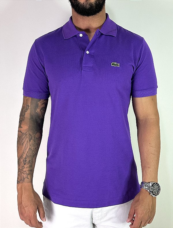 Gola Polo Lacoste Roxo