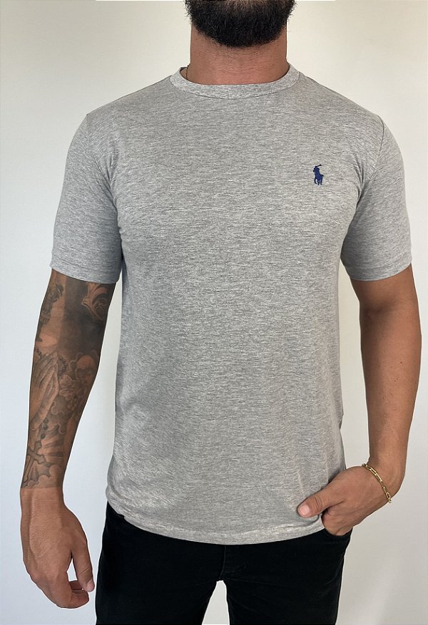 Camiseta Básica RL Cinza