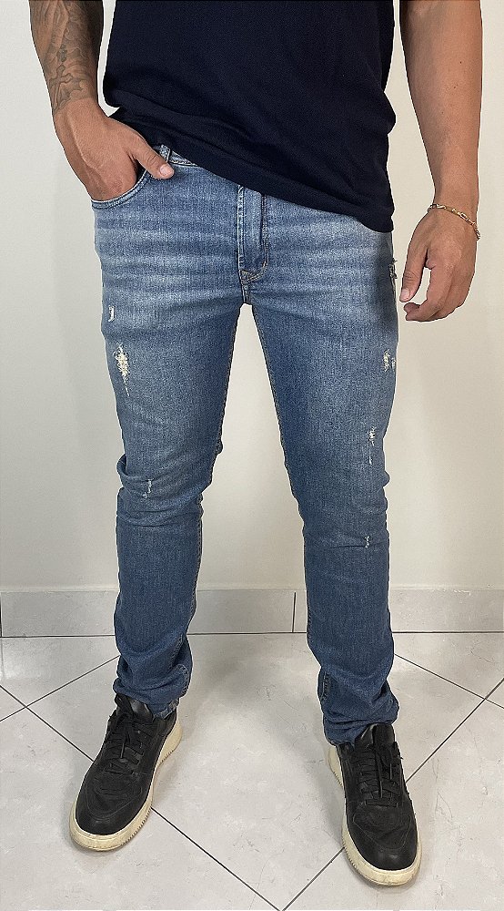 Calça Jeans Skinny Diesel Azul