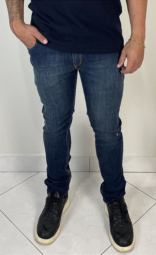 Calça Jeans Skinny Jhon Jhon Azul Escuro