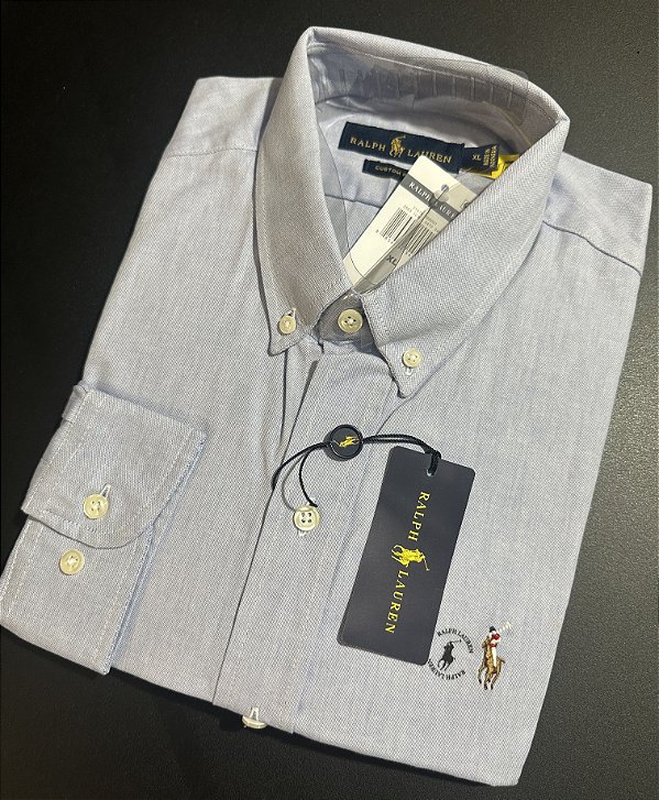 Camisa Social R.L Oxford Custom Fit