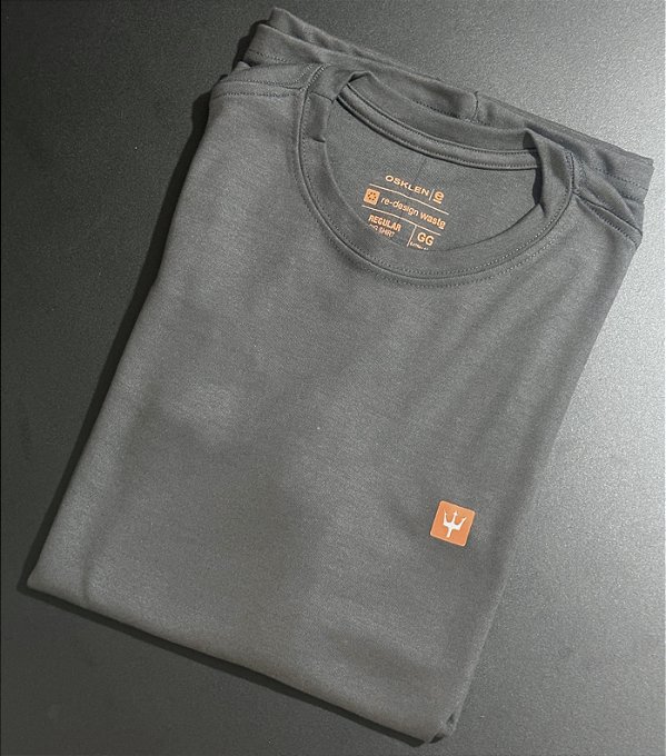 Camiseta Osklen Basic Malhão Chumbo