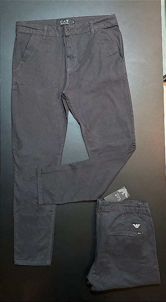 Calça Sarja Armani Chumbo