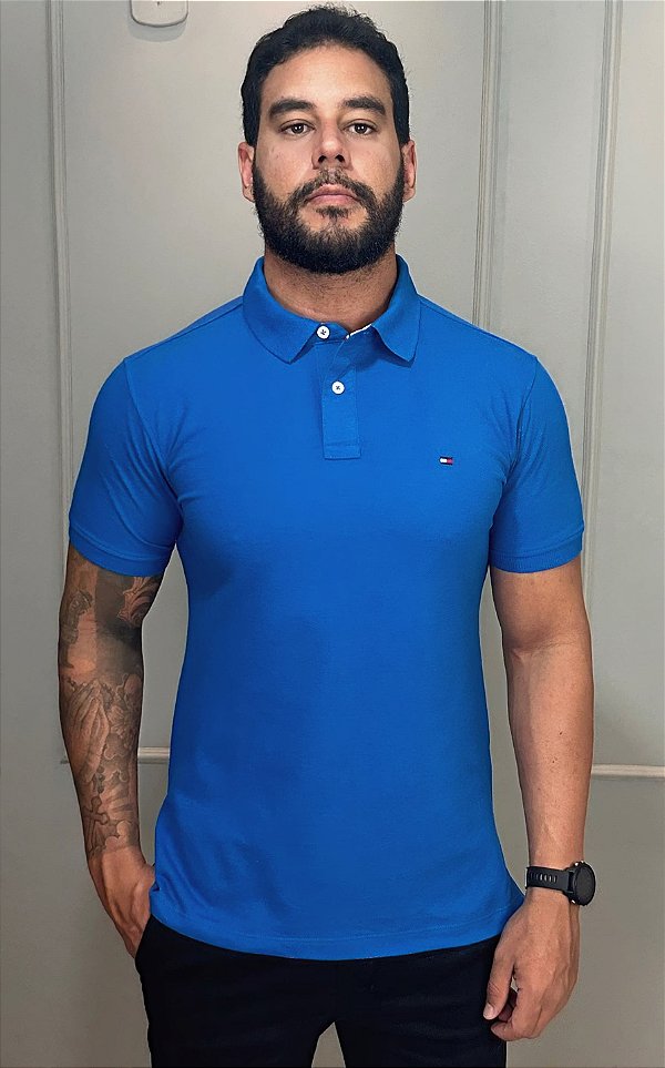 Gola Polo Tommy Hilfiger Azul
