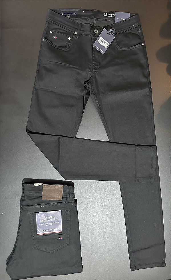 Calça Jeans Tommy Hilfiger Preta