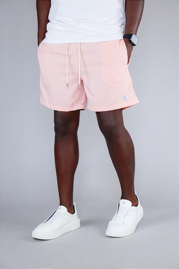 Short Linho RL Rosa