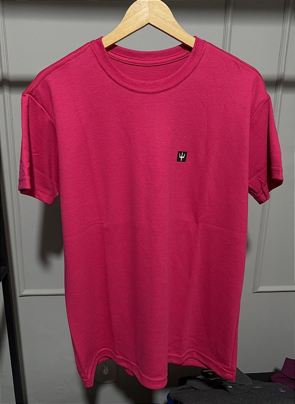 Camiseta Basic Malhão cor Pink