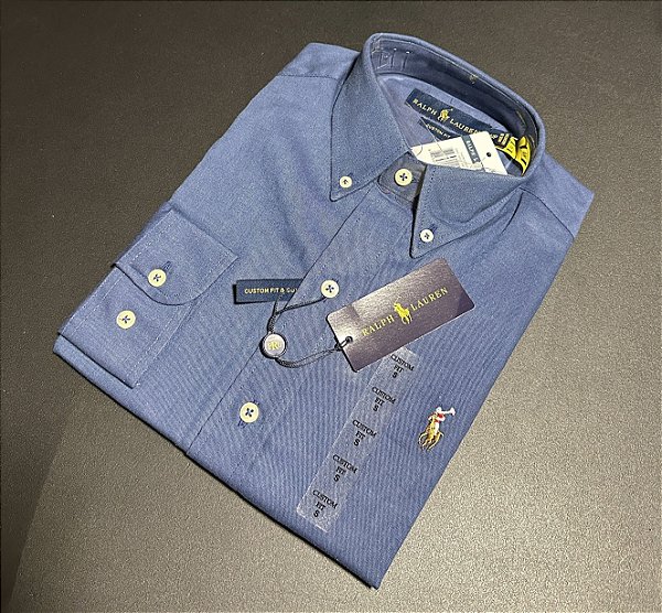 Camisa Social R.L Oxford Custom Fit