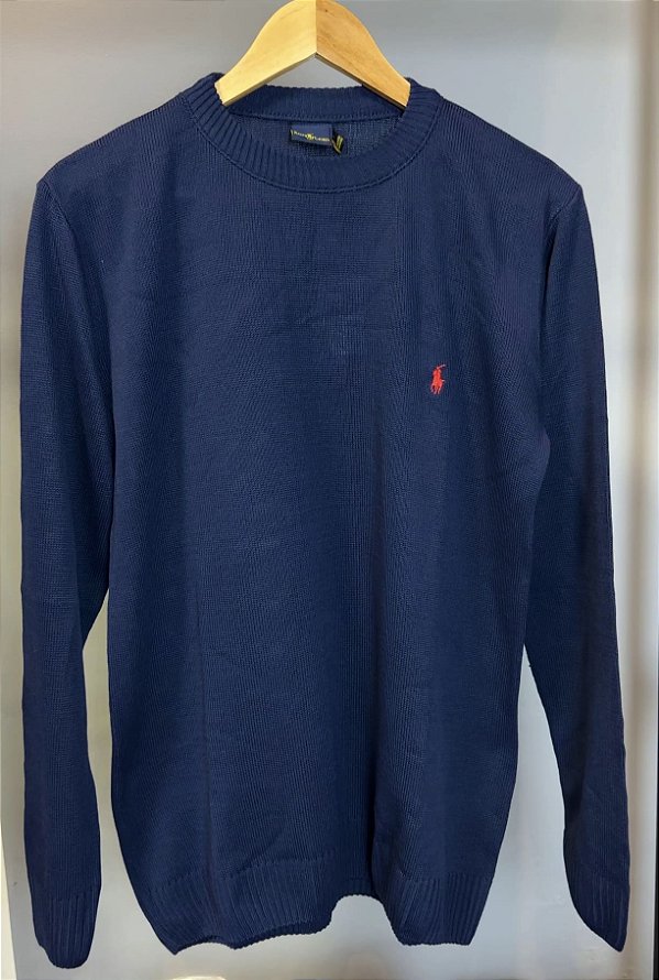 Suéter Tricot Ralph Lauren Azul