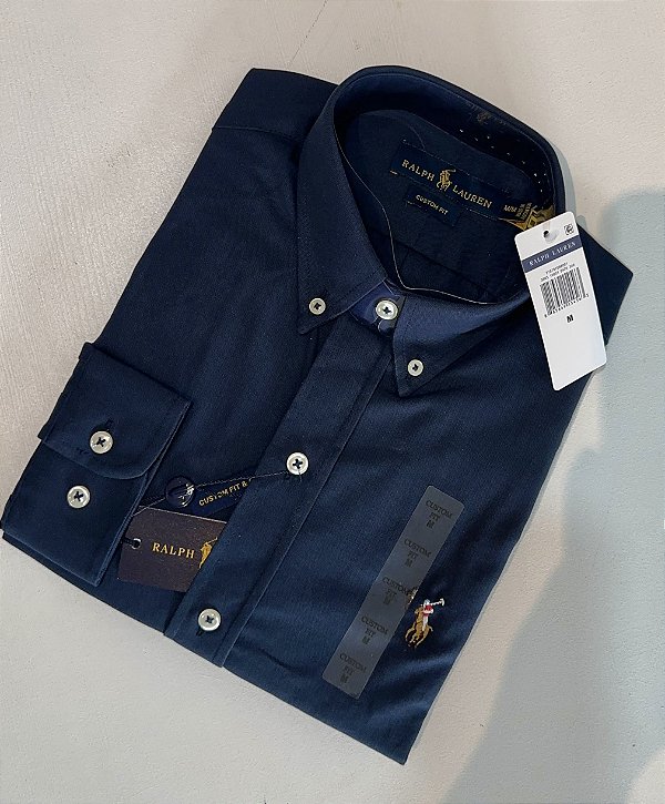 Camisa Social R.L Oxford Custom Fit