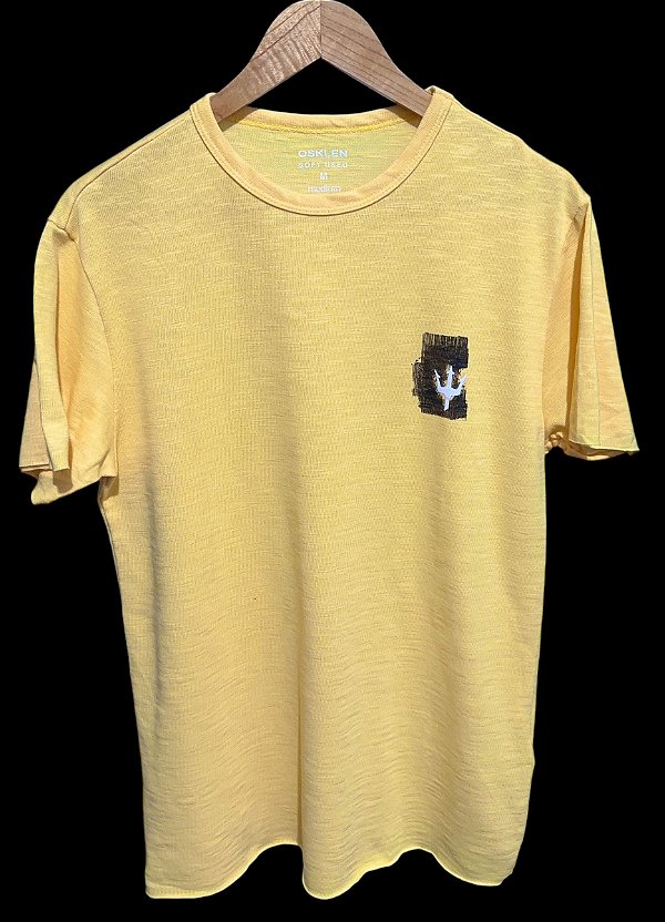 Camiseta Soft Used Amarela