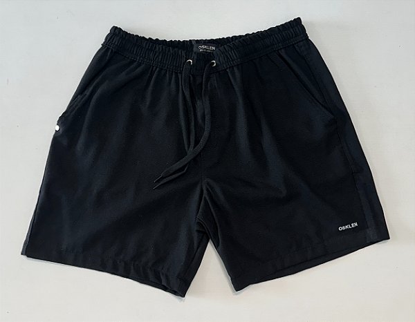 Short Linho Preto