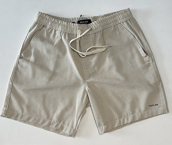 Short Linho Palha
