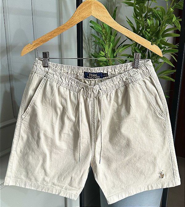 Short Sarja RL Cinza Claro