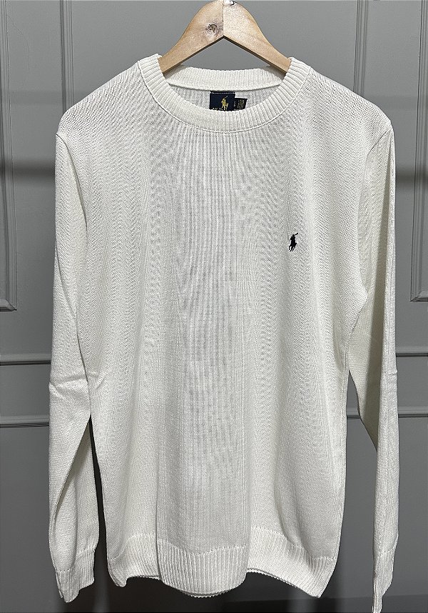 Suéter Tricot Ralph Lauren Off-White
