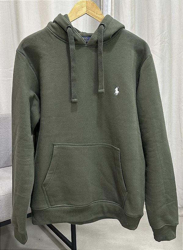 Moletom R.L Canguru Custom Fit Verde