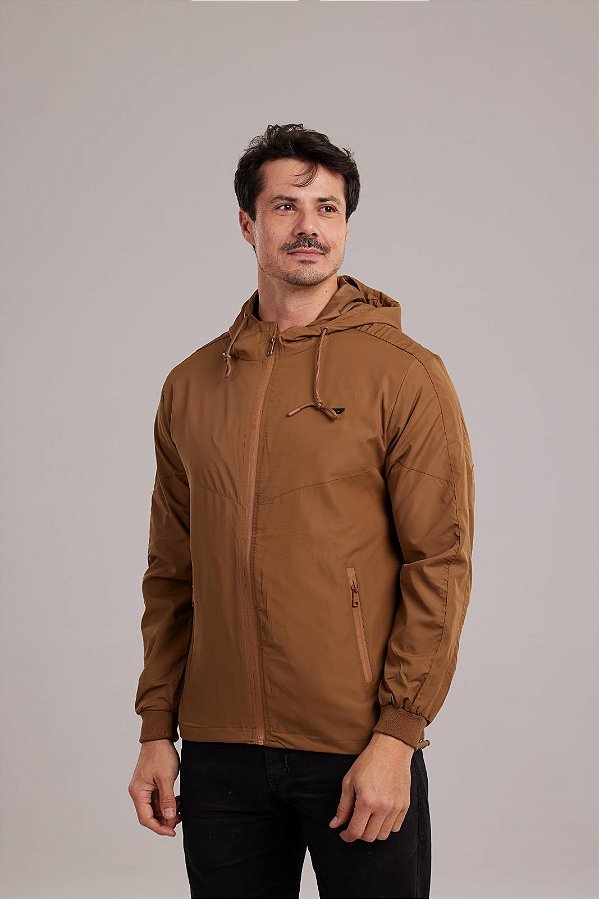 Jaqueta Corta Vento Marrom