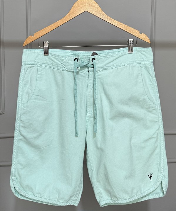 Bermuda Sarja Verde Agua