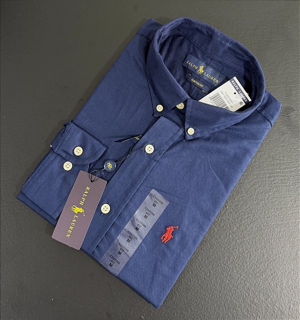 Camisa Social R.L Oxford Custom Fit