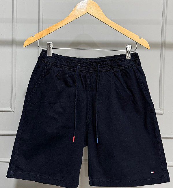 Short Sarja TH Azul Marinho