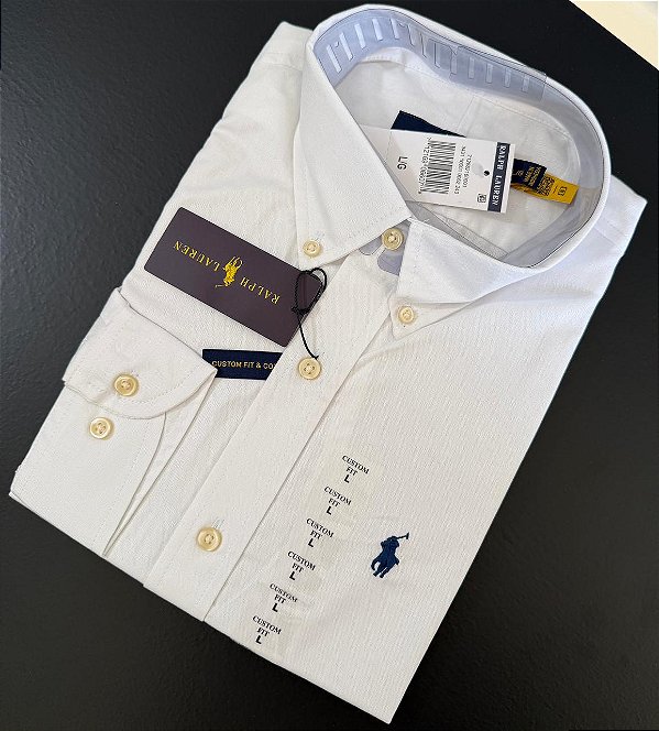 Camisa Social R.L Oxford Custom Fit