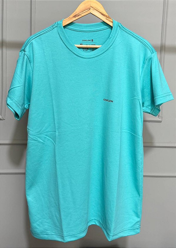 Camiseta Basic Malhão cor Verde Água