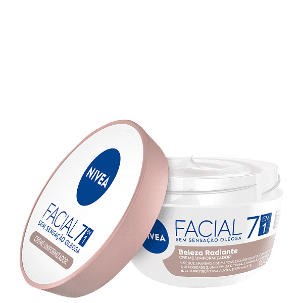 NIVEA Beleza Radiante 7 em 1 - Creme Hidratante Facial - Via Violeta