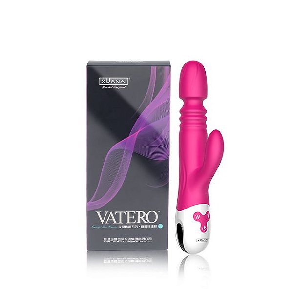 Vibrador Vai e Vem com Estimulador de Clitóris -Xuanai