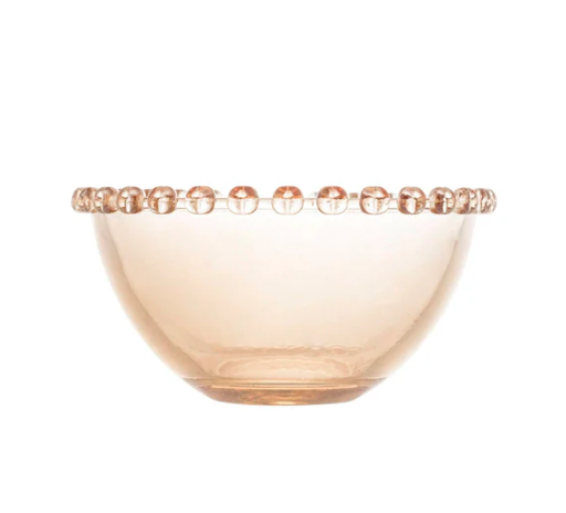 BOWL CRISTAL CORAÇÃO AMBAR 1748 LYOR