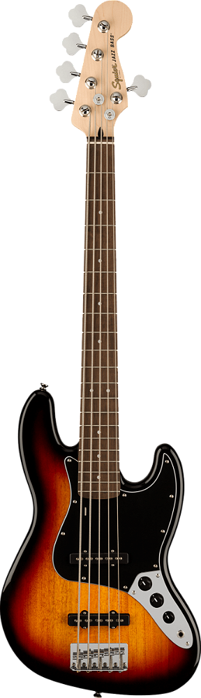 Baixo Fender 5c Squier Affinity Jazz Bass Sunburst 3TS Sunburst