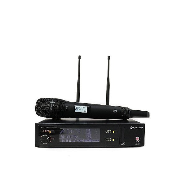 Microfone Kadosh 1201 Sem Fio Digital UHF