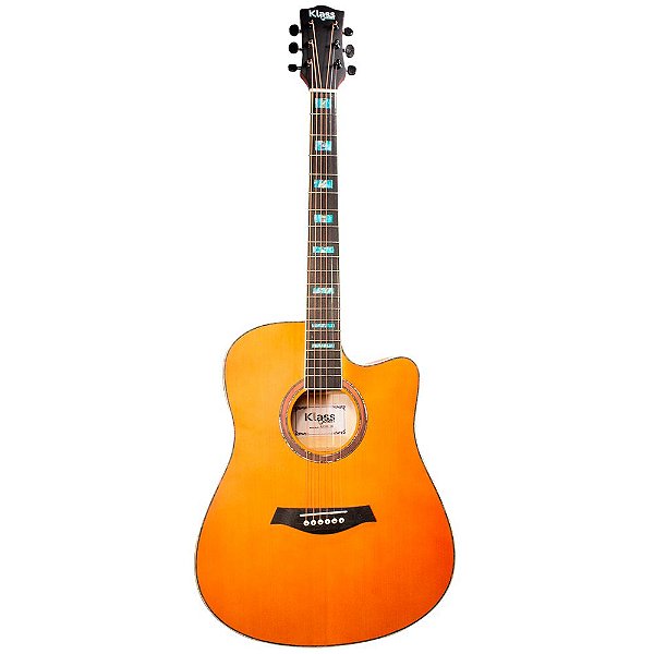 Violão Eletroacustico Klass KE 380 Sunburst