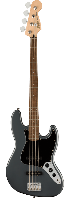 Baixo Fender 4c Squier Affinity Jazz Bass Charcoal Frost Metallic