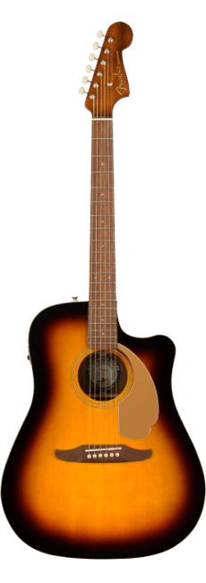 Violão Fender Eletroacústico Redondo Player Sunburst