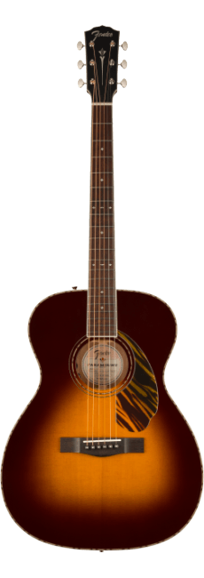 Violão Fender Eletroacústico Paramount PO-220E Orchestra Vintage Sunburst