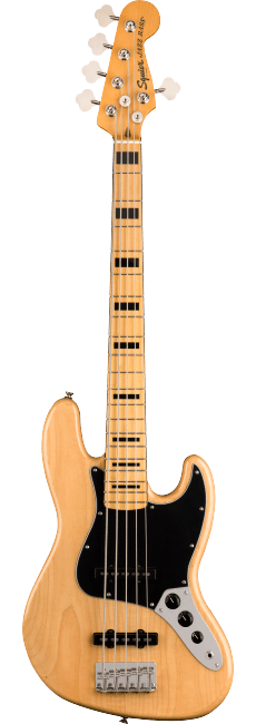Baixo Fender 5c Squier Classic Vibe 70s Jazz Bass Natural