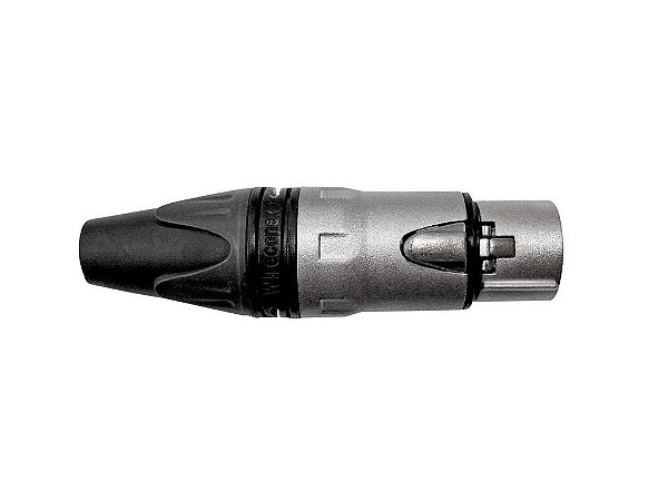 WIRECONEX PLUG XLR  FEMEA LINHA WC 1003 FL BK